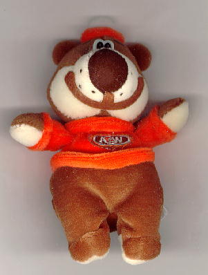 A&W Root Bear, Teenie Teddie bean bag, 1997