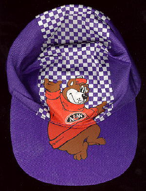 A&W baseball hat, Root Bear, purple