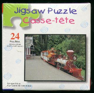 A&W Jigsaw Puzzle, Root Bear and train, 1990s