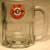 A&W Root Beer Mug, orange/brown/white bull's eye, 10 oz