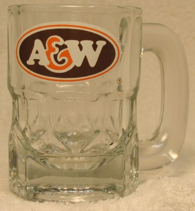 A&W Root Beer Mug, Canada, 1980s, 3.5 oz