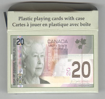 Canada 20 Dollar Bill Playing Cards