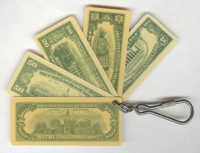 USA Bills Key Chain