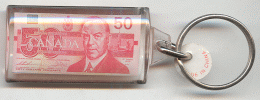 Canada Fifty Dollar Bill Key Chain