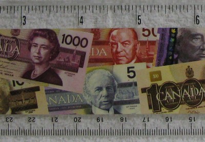 Canada Bills Ruler