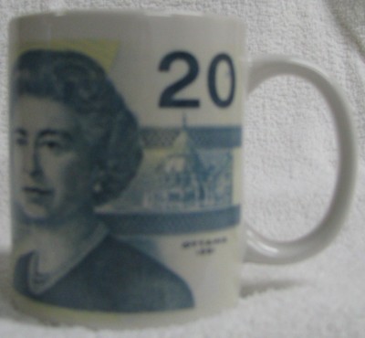 Canada 20 Dollar Bill Mug