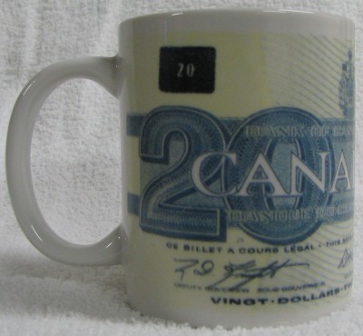 Canada 20 Dollar Bill Mug