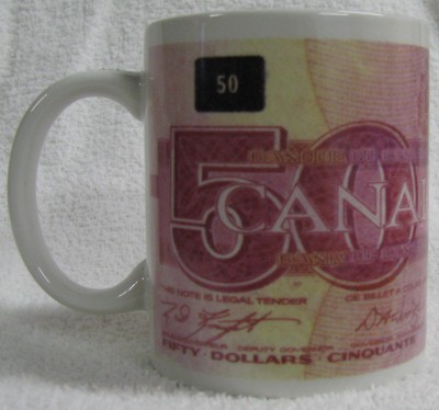 Canada 50 Dollar Bill Mug