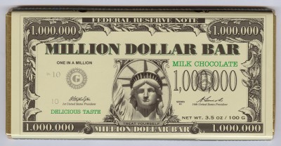 USA 1,000,000 Dollar Bill Chocolate Bar