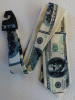 USA $100 bill on necktie