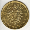 Germany 20 Mark Coin Drink Coaster