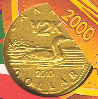 Canada One Dollar Coin Chocolate