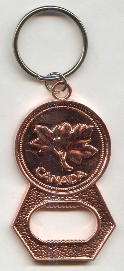 Canada One Cent Key Chain