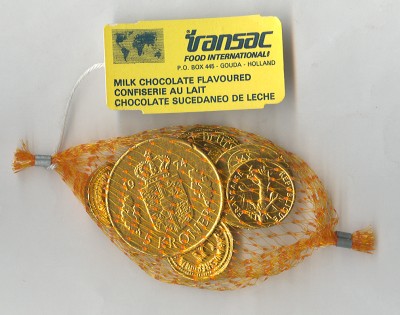 World Coins Milk Chocolate