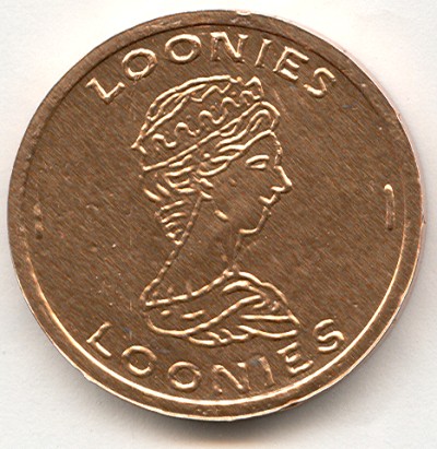 Canada One Dollar Coin Milk Chocolate