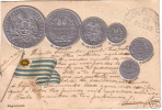 Uruguay Coins Postcard