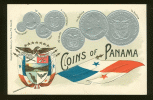 Panama Coins Postcard