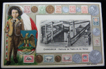 Mexico Coins and Stamps Postcard