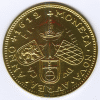 German Palatinate 1612 Ducat Coin Drink Coaster