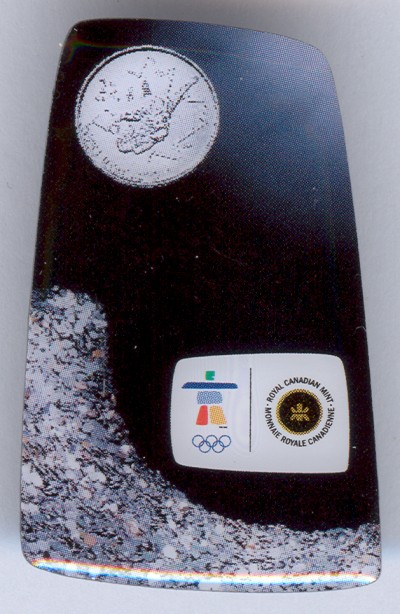 Canada 25c Olympic Snowboarding Coin Pin