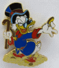 Gold Coins with Scrooge McDuck on Pin