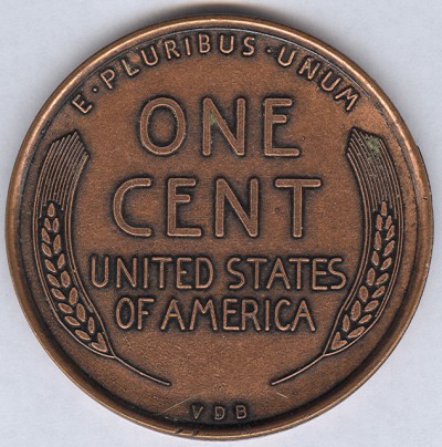 USA Lincoln Wheat Cent Coin Large Reproduction