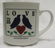 USA 25c Love Stamp Mug