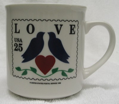 USA 25c Love Stamp Mug