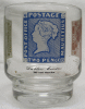 Multi-country Stamps Glass Cup