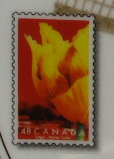 Canada 48-cent Tulip Postage Stamp Plate