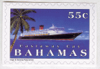 Bahamas 55-cent Castaway Cay Stamp Postcard