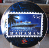 Bahamas 55-cent Castaway Cay Stamp Plate