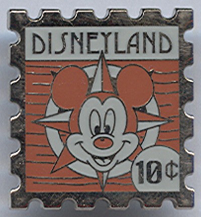 USA 10-cent Disneyland Stamp Pin