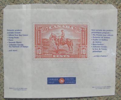 Canada 1935 10-cent RCMP Stamp Envelope
