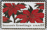 USA 22c Christmas Postage Stamp Pin