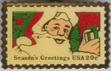 USA 20c Season's Greetings Postage Stamp Pin
